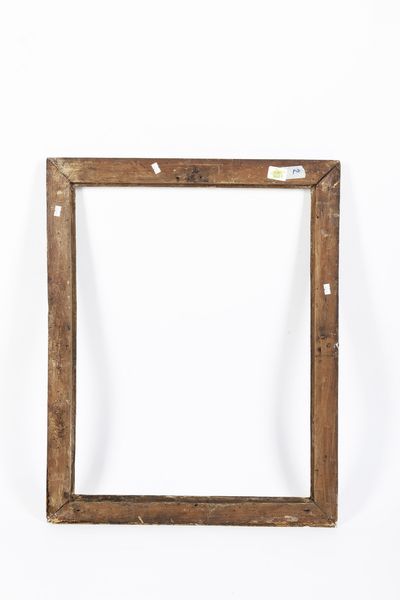 Cornice in legno laccato e dorato. Marche XVIII secolo  - Asta Cornici antiche - Associazione Nazionale - Case d'Asta italiane