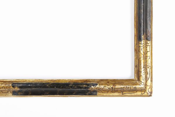 Cornice in legno laccato e dorato. Marche XVIII secolo  - Asta Cornici antiche - Associazione Nazionale - Case d'Asta italiane