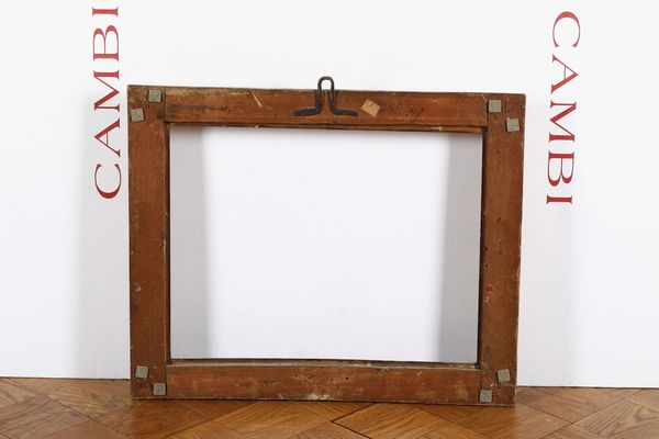 Cornice in legno intagliato e dorato. Bologna, XVII secolo  - Asta Cornici antiche - Associazione Nazionale - Case d'Asta italiane