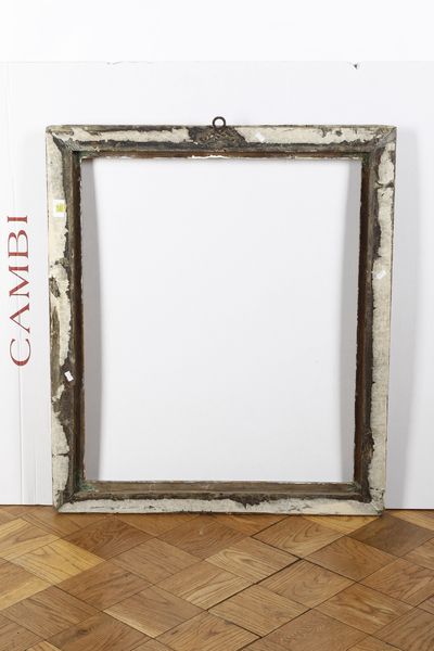 Cornice in legno scolpito e dorato. Piemonte XVIII secolo  - Asta Cornici antiche - Associazione Nazionale - Case d'Asta italiane