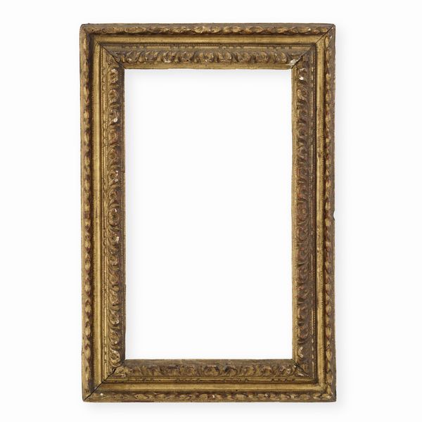 Cornice in legno intagliato e dorato. Italia centrale XVII-XVIII secolo  - Asta Cornici antiche - Associazione Nazionale - Case d'Asta italiane