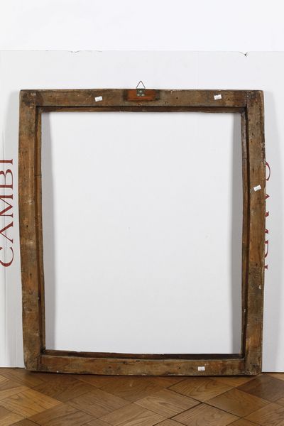 Cornice intagliata e dorata, Emilia XVIII secolo  - Asta Cornici antiche - Associazione Nazionale - Case d'Asta italiane