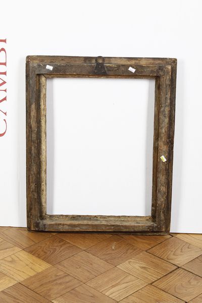 Cornice a tre ordini di intagliato dorata, XVIII secolo  - Asta Cornici antiche - Associazione Nazionale - Case d'Asta italiane