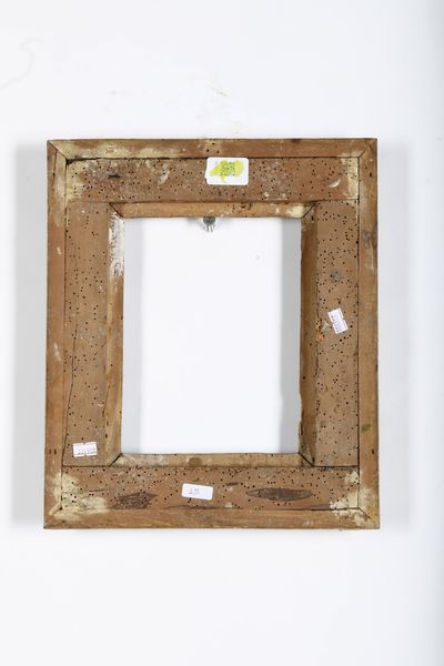 Cornice dorata a tre ordini di intaglio, Roma XVIII secolo  - Asta Cornici antiche - Associazione Nazionale - Case d'Asta italiane