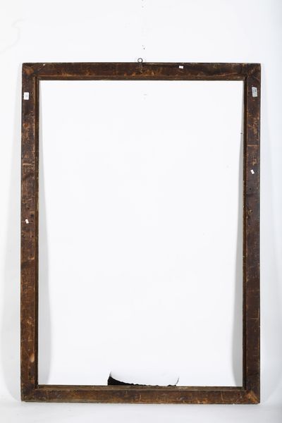 Cornice in legno intagliato, ebanizzato e dorato. Veneto XVIII secolo  - Asta Cornici antiche - Associazione Nazionale - Case d'Asta italiane