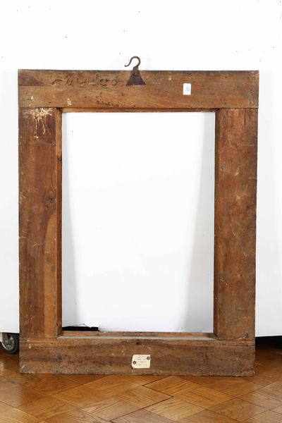 Cornice a cassetta in legno ebanizzato e dorato. Toscana XVII secolo  - Asta Cornici antiche - Associazione Nazionale - Case d'Asta italiane