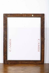 Cornice intagliata, ebanizzata e dorata. Nord Italia XVII secolo  - Asta Cornici antiche - Associazione Nazionale - Case d'Asta italiane