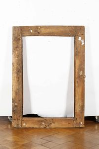 Cornice intagliata, dipinta e dorata. Italia centrale XVIII secolo  - Asta Cornici antiche - Associazione Nazionale - Case d'Asta italiane