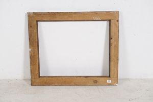 Cornice a cassetta in legno dipinto ed ebanizzato. Italia centrale XVIII secolo  - Asta Cornici antiche - Associazione Nazionale - Case d'Asta italiane
