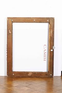 Cornice il legno intagliato e dorato. Nord Italia XVIII secolo  - Asta Cornici antiche - Associazione Nazionale - Case d'Asta italiane