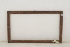 Cornice in legno dipinto a finto marmo. Marche XVIII secolo  - Asta Cornici antiche - Associazione Nazionale - Case d'Asta italiane