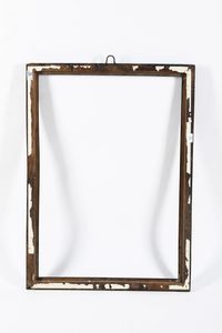 Cornice sagomata in legno ebanizzato. XVIII secolo  - Asta Cornici antiche - Associazione Nazionale - Case d'Asta italiane