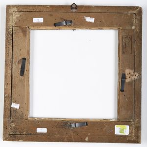 Cornice in legno dorato a tre ordini di intaglio, Roma XVIII secolo  - Asta Cornici antiche - Associazione Nazionale - Case d'Asta italiane