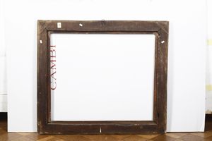 Cornice in legno intagliato e dorato. Piemonte XVIII secolo  - Asta Cornici antiche - Associazione Nazionale - Case d'Asta italiane