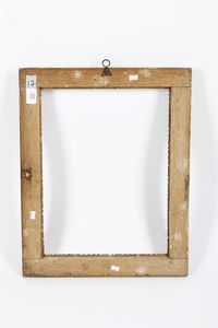 Cornice a mecca in legno intagliato, XVIII secolo  - Asta Cornici antiche - Associazione Nazionale - Case d'Asta italiane