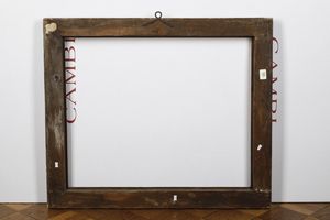 Cornice in legno intagliato, bulinato e dorato. Francia (?) XVIII secolo  - Asta Cornici antiche - Associazione Nazionale - Case d'Asta italiane