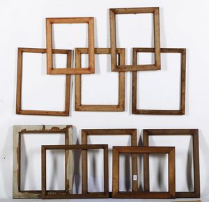 Dieci cornici. XX secolo  - Asta Cornici antiche - Associazione Nazionale - Case d'Asta italiane