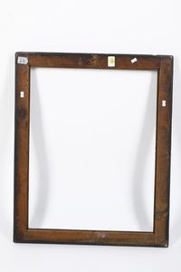 Cornice in legno ebanizzato. Roma XVII-XVIII secolo  - Asta Cornici antiche - Associazione Nazionale - Case d'Asta italiane