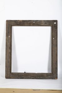 Cornice in legno ebanizzato. Italia centrale XVII secolo  - Asta Cornici antiche - Associazione Nazionale - Case d'Asta italiane