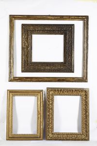 Lotto di sette cornici  - Asta Cornici antiche - Associazione Nazionale - Case d'Asta italiane
