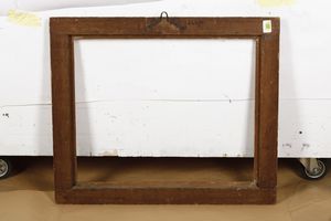 Cornice in legno dorato e bulinato. Italia XVIII secolo  - Asta Cornici antiche - Associazione Nazionale - Case d'Asta italiane