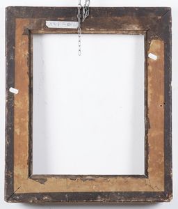 Cornice in legno intagliato e dorato. XVII secolo  - Asta Cornici antiche - Associazione Nazionale - Case d'Asta italiane