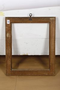 Cornice a sagoma Salvato Rosa in legno a mecca. Italia centrale XVIII secolo  - Asta Cornici antiche - Associazione Nazionale - Case d'Asta italiane