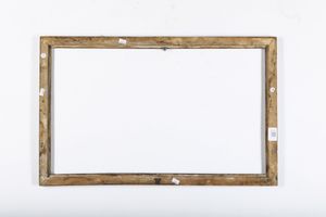 Cornice neoclassica dipinta a finto porfido. Italia centrale XIX secolo  - Asta Cornici antiche - Associazione Nazionale - Case d'Asta italiane