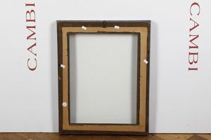 Cornice a cassetta in legno ebanizzato, XIX secolo  - Asta Cornici antiche - Associazione Nazionale - Case d'Asta italiane