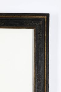 Cornice a cassetta in legno ebanizzato, XIX secolo  - Asta Cornici antiche - Associazione Nazionale - Case d'Asta italiane