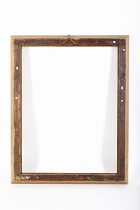 Cornice neoclassica dorata. XIX secolo  - Asta Cornici antiche - Associazione Nazionale - Case d'Asta italiane