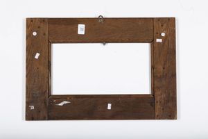 Cornice a cassetta in quercia, XX secolo  - Asta Cornici antiche - Associazione Nazionale - Case d'Asta italiane