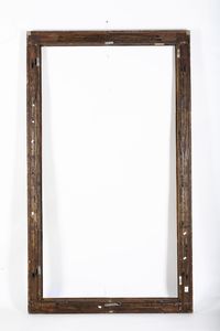 Grande cornice in legno intagliato e dorato. Veneto XVIII secolo  - Asta Cornici antiche - Associazione Nazionale - Case d'Asta italiane