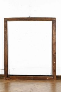 Coppia di cornici in legno intagliato e dipinto. XIX secolo  - Asta Cornici antiche - Associazione Nazionale - Case d'Asta italiane