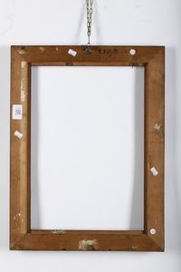 Cornice lastronata e intarsiata. XIX secolo  - Asta Cornici antiche - Associazione Nazionale - Case d'Asta italiane