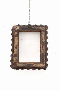 Cornice in legno intagliato e dorato. XVIII secolo  - Asta Cornici antiche - Associazione Nazionale - Case d'Asta italiane