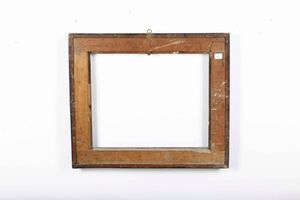 Cornice in legno ebanizzato e dorato. Roma fine XVIII secolo  - Asta Cornici antiche - Associazione Nazionale - Case d'Asta italiane