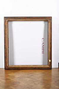 Cornice intagliata e dorata.  - Asta Cornici antiche - Associazione Nazionale - Case d'Asta italiane