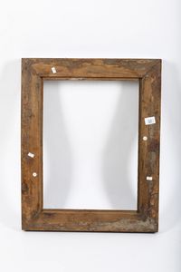 Cornice a gola in mogano e oro. XIX secolo  - Asta Cornici antiche - Associazione Nazionale - Case d'Asta italiane