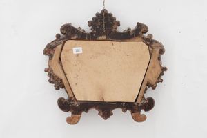 Cornice da cartagloria in legno scolpito. XVII secolo  - Asta Cornici antiche - Associazione Nazionale - Case d'Asta italiane