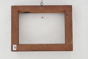 Cornice in legno dipinto a fiori. XX secolo  - Asta Cornici antiche - Associazione Nazionale - Case d'Asta italiane