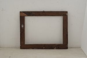 Cornice a cassetta in legno laccato e a mecca. Italia centrale XVII secolo  - Asta Cornici antiche - Associazione Nazionale - Case d'Asta italiane