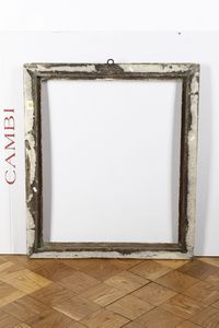 Cornice in legno scolpito e dorato. Piemonte XVIII secolo  - Asta Cornici antiche - Associazione Nazionale - Case d'Asta italiane