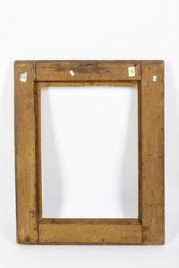 Cornice in legno intagliato e dorato. XIX secolo  - Asta Cornici antiche - Associazione Nazionale - Case d'Asta italiane