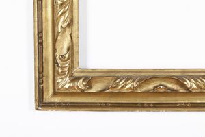 Cornice in legno intagliato e dorato. XIX secolo  - Asta Cornici antiche - Associazione Nazionale - Case d'Asta italiane