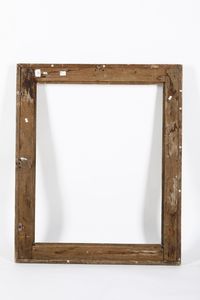 Cornice a sagoma Salvator Rosa in legno dorato. Roma XVII secolo  - Asta Cornici antiche - Associazione Nazionale - Case d'Asta italiane