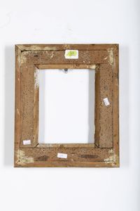 Cornice dorata a tre ordini di intaglio, Roma XVIII secolo  - Asta Cornici antiche - Associazione Nazionale - Case d'Asta italiane