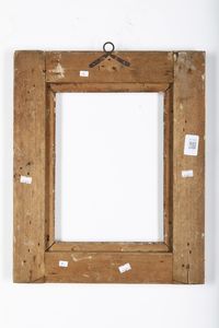 Cornice a sagoma Salvator Rosa in legno intagliato e dorato, Roma o Napoli XVIII secolo  - Asta Cornici antiche - Associazione Nazionale - Case d'Asta italiane