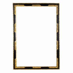 Cornice in legno intagliato, ebanizzato e dorato. Veneto XVIII secolo  - Asta Cornici antiche - Associazione Nazionale - Case d'Asta italiane
