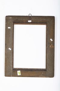 Cornice a due ordini di intaglio in legno dorato. XVIII secolo  - Asta Cornici antiche - Associazione Nazionale - Case d'Asta italiane